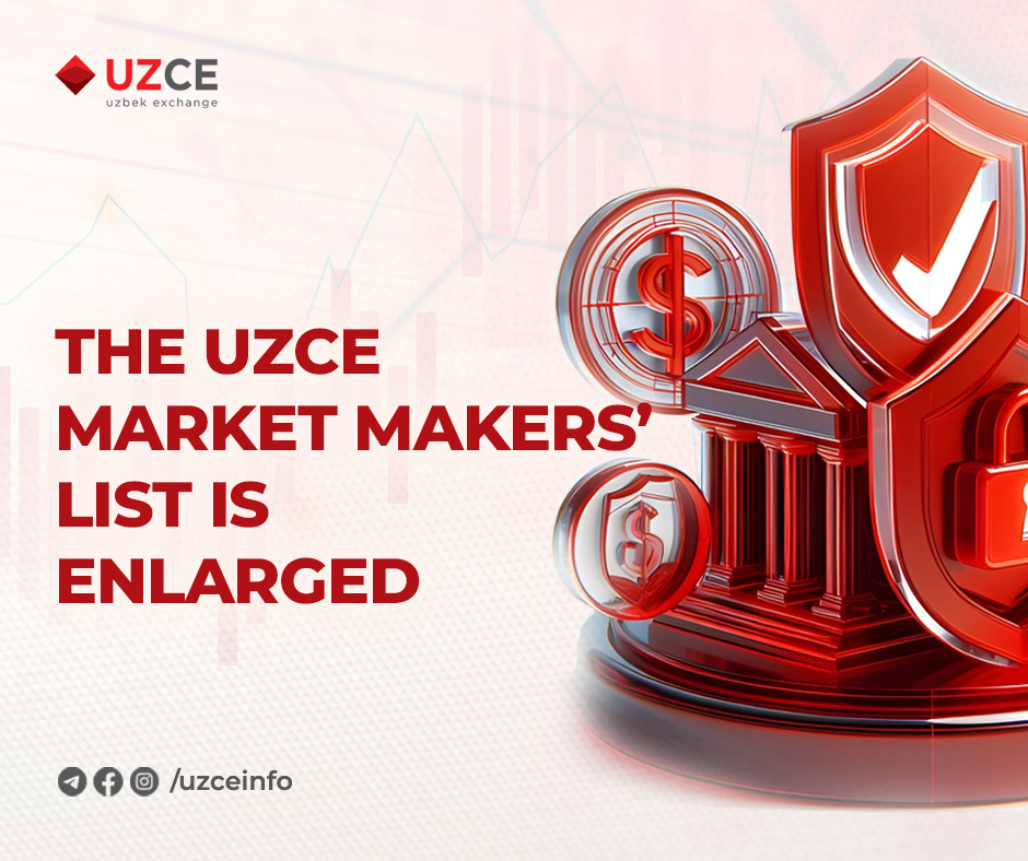 The UZCE market makers’ list is enlarged
